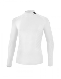 Erima Funktionsunterwäsche Langarmshirt Athletic mit Kragen (nahtlos) weiss Herren